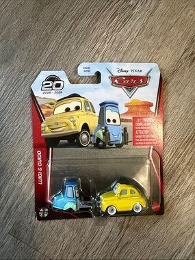 New 20th Anniversary Carded Luigi & Guido Die-Cast